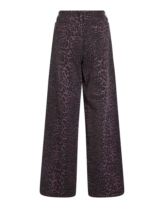 ViChia Colorful Leo Jeans - Fig Leopard 